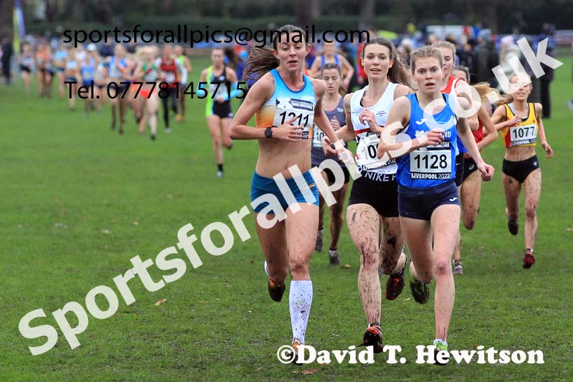 Senior Women and Under-23 Women, 2022 British Athletics Cross Challenge, Sefton Park, Liverpool.  Photo: David T. Hewitson/Sports for All Pics